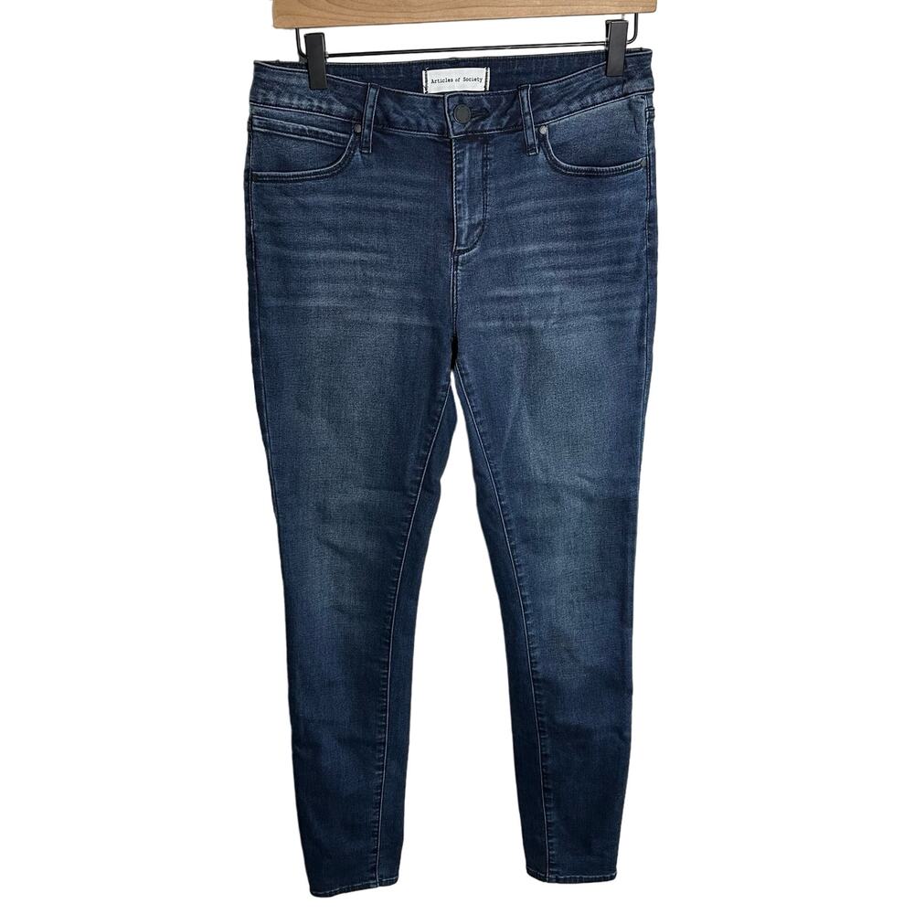 Articles of Society Women's Sarah Ray City Skinny Jeans Size‎ 29 Dark Wash